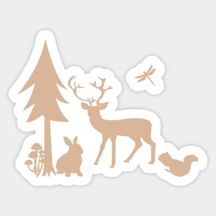 Forest Friends Sticker